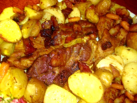 oven roasted pork and potatoes 2