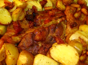 oven roasted pork with potatoes 1